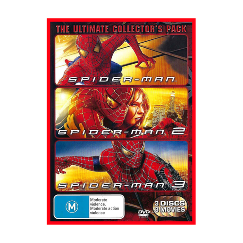 Spider-Man 1, 2 & 3 DVD Ultimate Movie Collection Marvel Sony Films 3 Discs - 第 1/5 張圖片