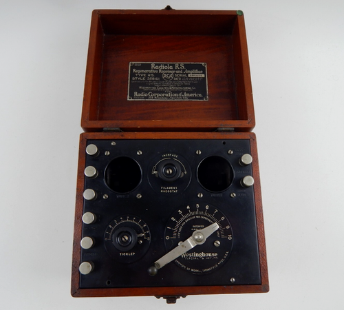 1923 Early Version Radiola RS Regenerative Receiver Amplifier -NO TUBES UNTESTED - Picture 3 of 15