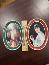 VINTAGE Coca~Cola  ADVERTISEMENT TIN TRAYS 1990 6