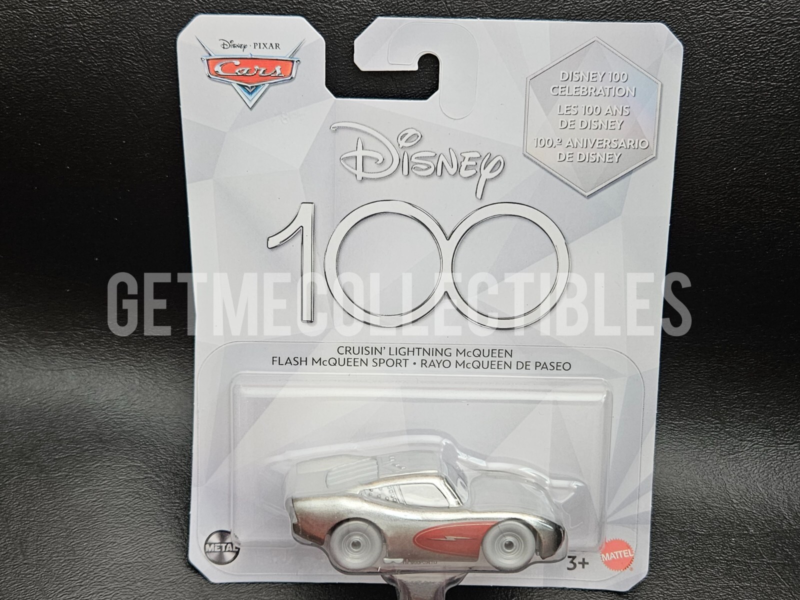 DISNEY CARS 100th ANNIVERSARY PLATINUM PROMO CRUISIN LIGHTNING MCQUEEN SAVE 6% - Picture 2 of 3