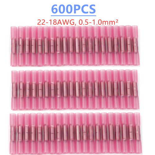 800PCS Heat Shrink But Connectors Waterproof Electrical Wire Marine Butt Splice - Picture 16 of 23