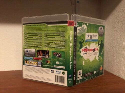 SingStar Morangos com Açúcar Sony Playstation 3 PS3 Portuguese Português CIB - Picture 1 of 2