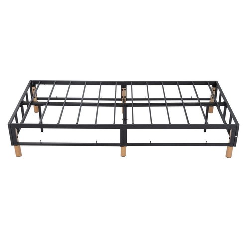 Metal Bed Frame Mattress Foundation Blue – Queen - Picture 10 of 13