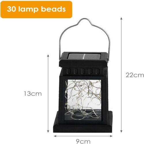 LED Solar Lantern Hanging Lights Outdoor Yard Patio Garden Waterproof Decor Lamp - Picture 46 of 52