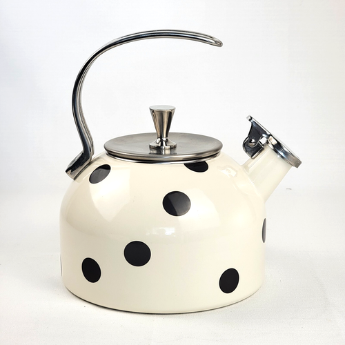 Kate Spade New York Lenox Polka Dot All in Good Taste 2.5Q Whistling Tea Kettle