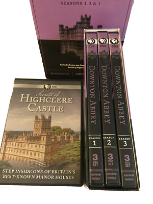 Downtown Abbey Season 1, 2,3  & Bonus Disc Box Set DVD Ships With Tracking
