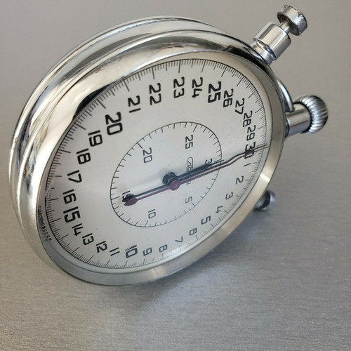 Vintage Soviet Stopwatch Slava Chronometer 3-Button Mechanical Timer - Picture 9 of 12