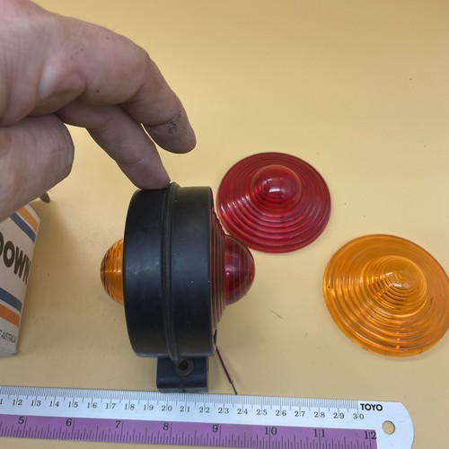 62-90200 Ashdown Clearance Light + Lenses 2 Red 2 Orange NOS - Picture 4 of 8