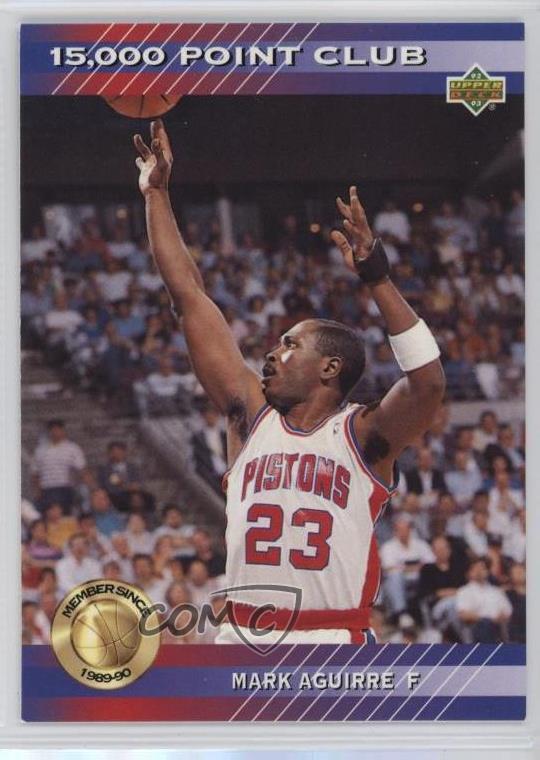 1992-93 Upper Deck 15000 Point Club Mark Aguirre #PC6