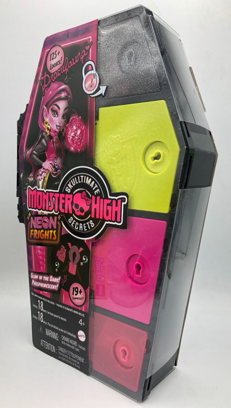 Monster High Skultimate Secrets DRACULAURA Neon Frights Puppe Zubehör 4