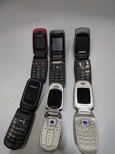 LOT OF 6 Samsung Various Models Mobile Phone Used Working - Afbeelding 8 van 21