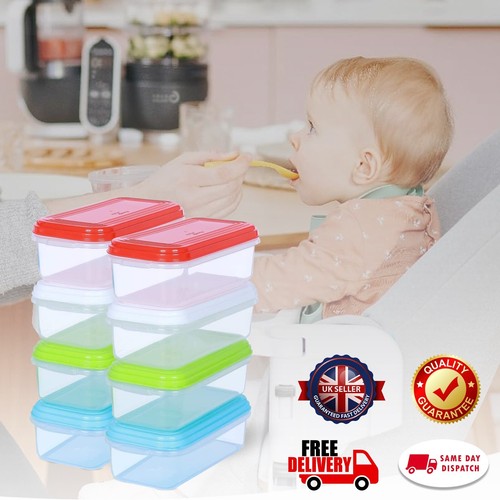250ml Babynahrung Aufbewahrung Behälter BPA-frei Gefrierschrank Spülmaschinenfest Entwöhnung Töpfe - Bild 9 von 33
