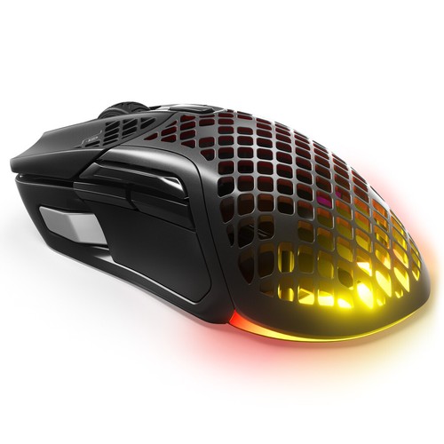 SteelSeries Aerox 5 Ultra Lightweight Wireless Optical Gaming Mouse - Black - Picture 4 of 4