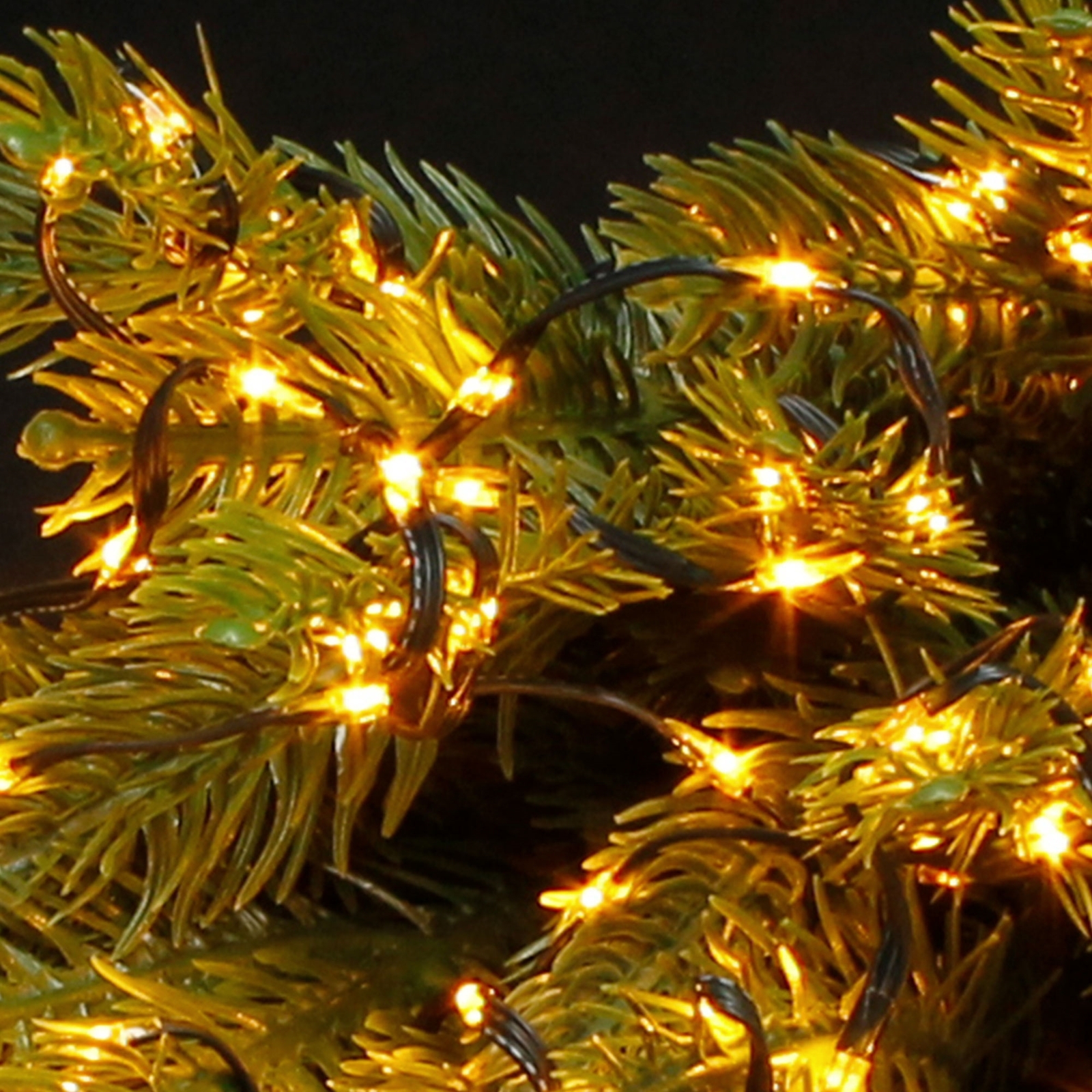 Lichterkette 800 LED warmweiß Weihnachtsdeko InnenAußen 24m