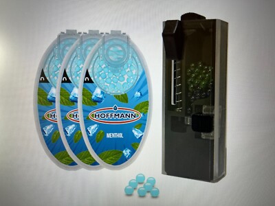 TOBALIQ + HOFFMANN Premium Aroma-Set 1 x Kapselspender + 3 x Kapseln
