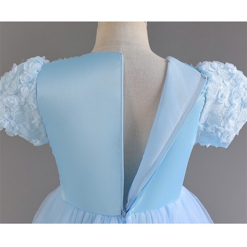 Kids Formal Dress Flower Girls Wedding Party Bridesmaid Princess Birthday Gown - Bild 13 von 46