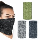Oxford Comfy Paisley Motorcycle Thermal Neck Warmer Neck Tube Balaclava 3 Pack