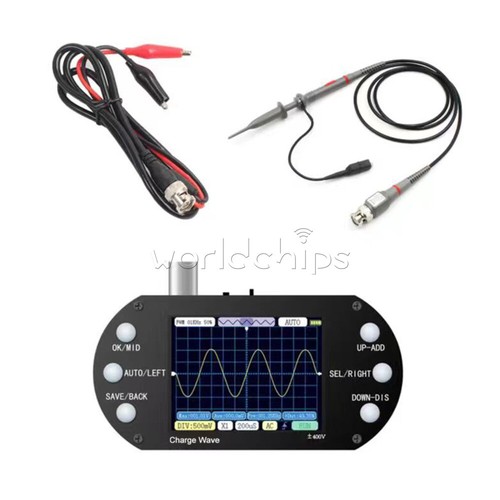 FDS138 Mini Digital Oscilloscope 2.5mhz Sampling Rate 200khz Bandwidth 80khz PWM - Picture 17 of 17