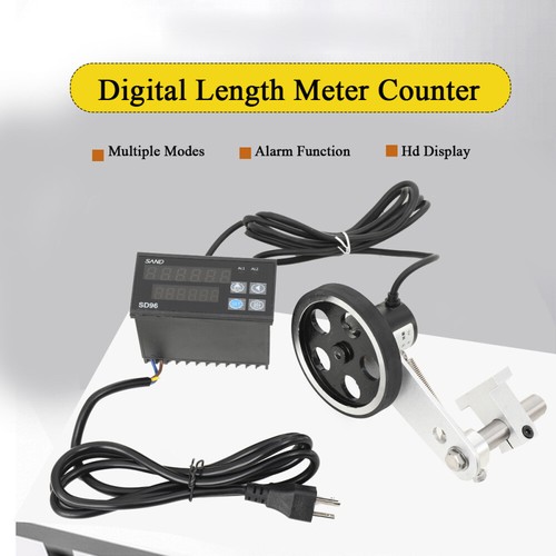 Digitaler Längenmesser Zähler mechanisch Längenzähler Einzelmaß 0-9999m
