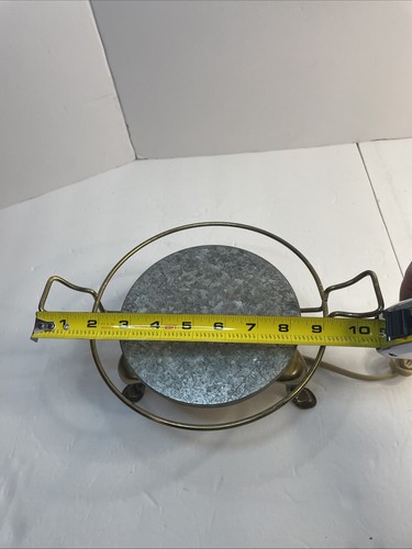 Vtg Elec Warm Hot Plate Up to 7.5" Pyrex Dish Atlantic Precision Works Style 101 - Picture 6 of 7