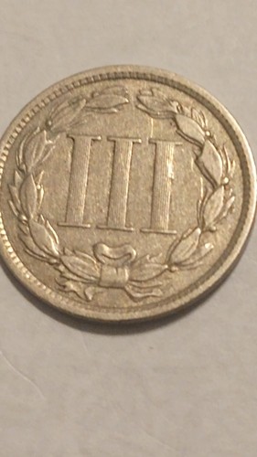 1881 3 cent piece - Picture 2 of 2