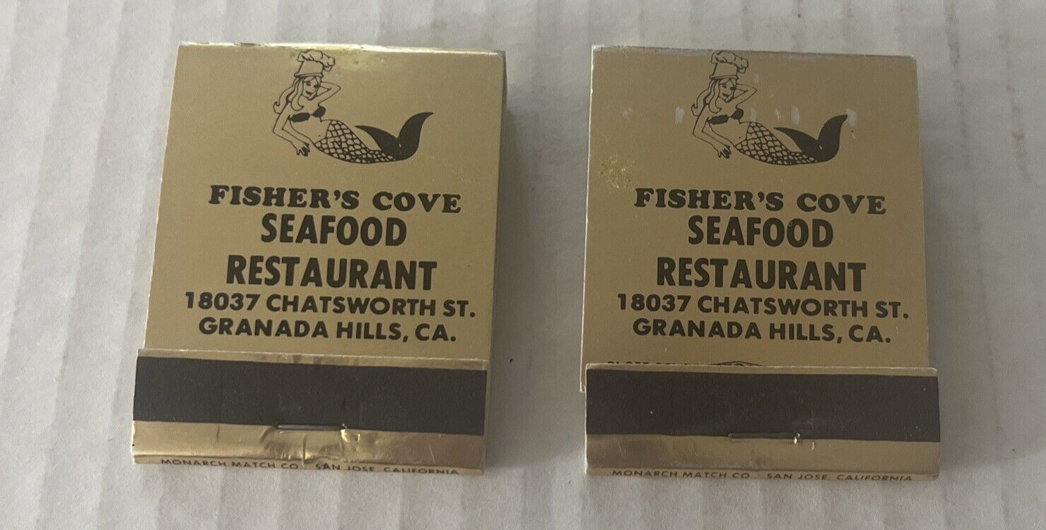 Lote 2 Fisher's Cove Mariscos Restaurante Granada Hills Ca Caja de Cerillas