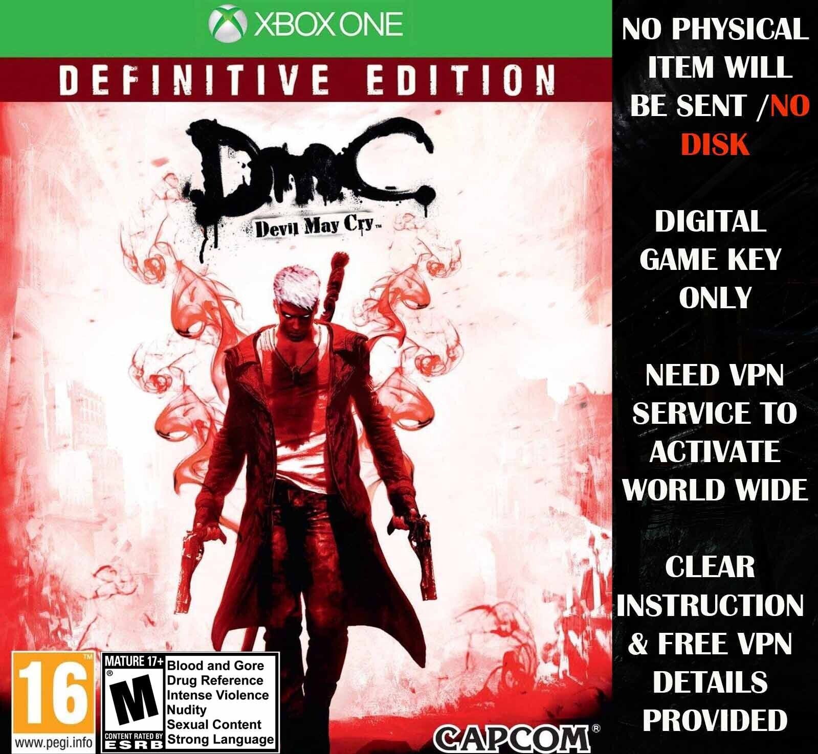 Buy DmC Devil May Cry: Definitive Edition (Xbox) Xbox key! Cheap