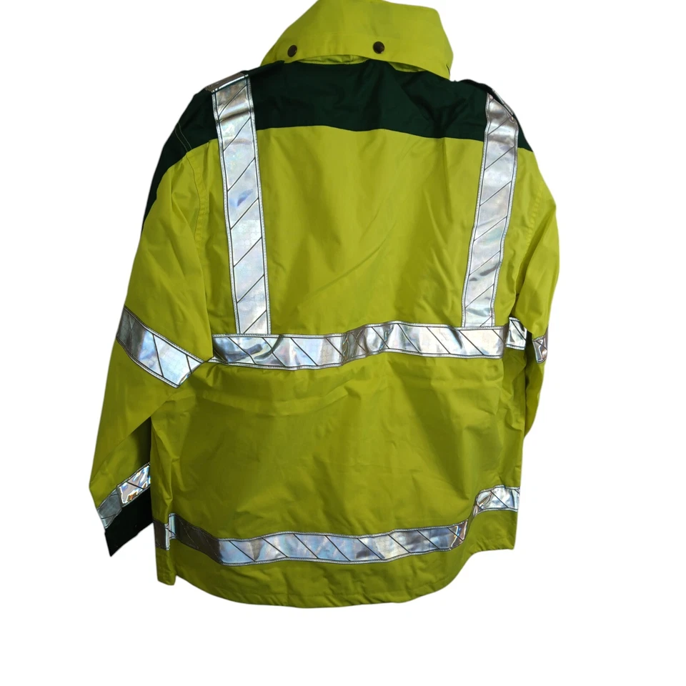 Paramedic EMT Ambulance Waterproof Jacket Hi Vis Hi Viz Reflective EN471 Class 3 - Image 4 of 4