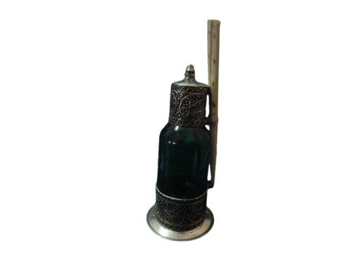 Handgefertigter marokkanischer Kohlglas Metallbehälter - Bild 4 von 5