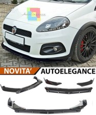 FIAT GRANDE PUNTO EVO ABARTH SPLITTER STOSSSTANGE VORNE GLÄNZEND SCHWARZ RS - 3P