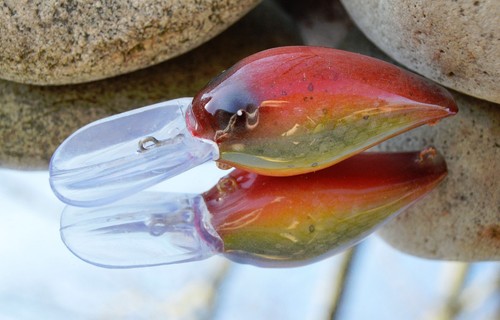 custom painted by mr bass storm wiggle wart sexy sunburst shad 2" owner hooks - Picture 4 of 10