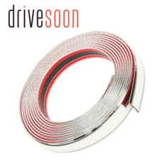 NEW 1inch 16Ft Universal Car Chrome Moulding Trim Strip Door Guard Protector