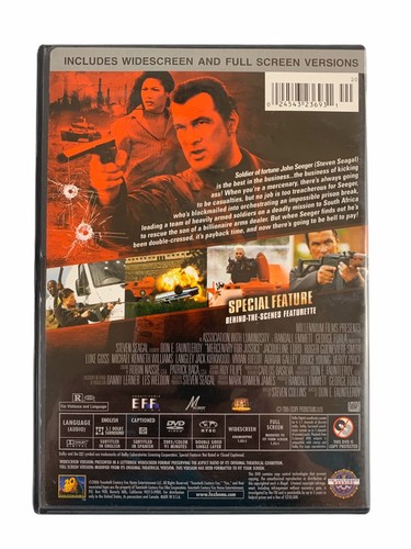 Steven Seagal Mercenary for Justice DVD, 2009, Full Frame/Widescreen - Picture 2 of 5