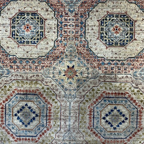 Handmade (2'7" x 8'0") Fine Quality Mamluk Wool Runner Rug for Hallway - Picture 2 of 9