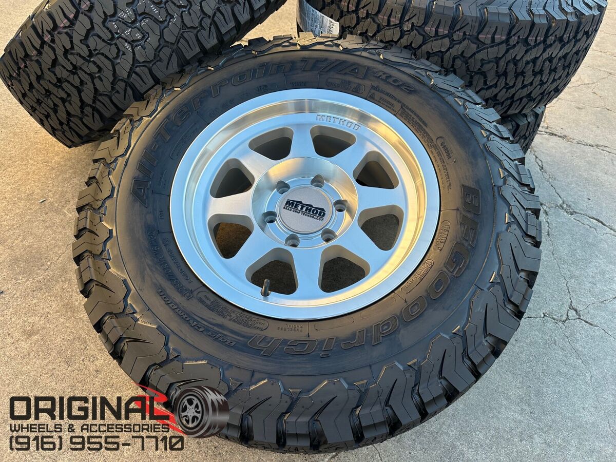 17x8.5 METHOD MR701 Machined WHEELS 285/70R17 BFGoodrich KO2 17x8.5 METHOD MR701 Machined WHEELS 285/70R17 BFGoodrich KO2