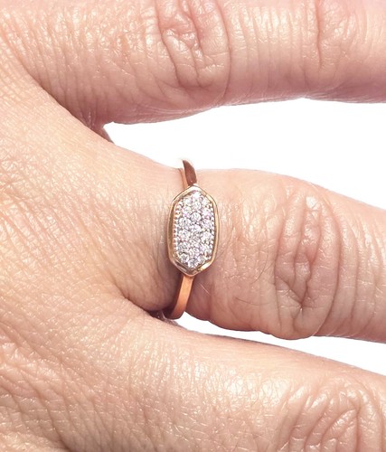 Isa Ring "Kendra Scott" 14 Karat Roségold & natürlicher Diamant - Bild 2 von 10