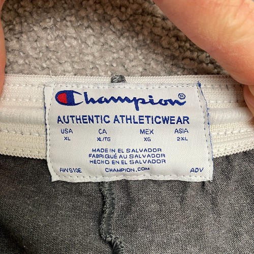 Champion Authentic Sweat Shorts Casual Lounge Mens XL Dark Gray Pockets Cotton - Picture 5 of 12