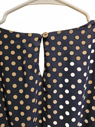 En Focus Polka Dot Cinched Waist Dress Gr. 6 - Bild 8 von 8