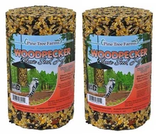 Pine Tree Farm Woodpecker Classic Seed Log, 40-Ounce (Pack of 2)