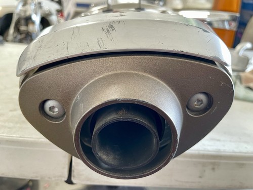 Conjunto de escudo térmico silenciador tubo de escape Honda CBR600RR OEM HM MEE A1 2003-04 - Imagen 17 de 22