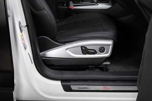Ajuste para Audi Q5 2018-2021 plata mate ajuste asiento manija panel moldura 2* - Imagen 6 de 7