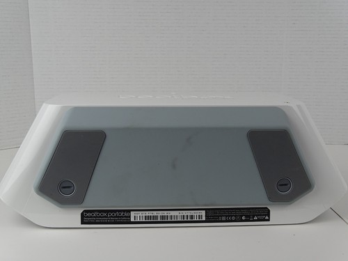 Beats by Dr. Dre BEATBOX Portable Bluetooth Speaker White Full Size W DC Adapter - Picture 9 of 10