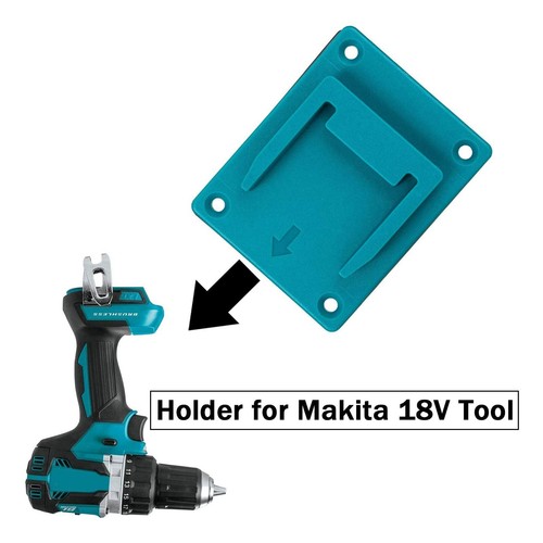 10X Slots Tool Holder For Bosch/Makita Bracket 18V Lithium Battery Machine Rack - Picture 11 of 16