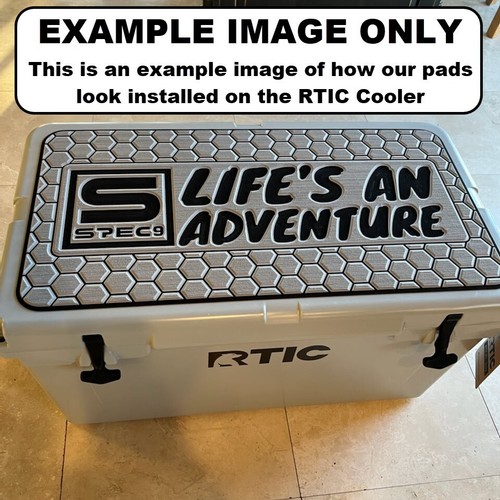 SeaDek Cooler Pad Top fits RTIC 52 qt Ultralight - Marine EVA Ma - Scales - SG/B - Picture 9 of 12