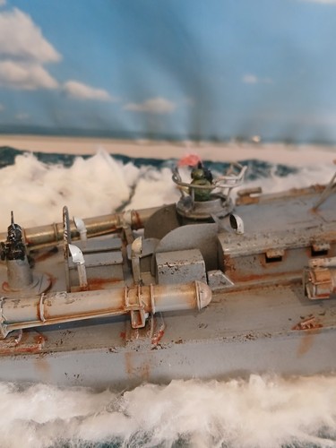 1/72 pt 117 Patrol Torpedoboat under attack Diorama built and painted. - Picture 20 of 23