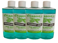 FRAGRANT ZONE Pine Needles Air Freshener Odor Eliminator 4 Pack