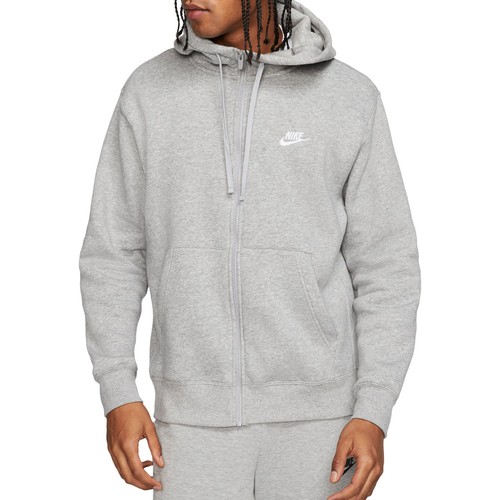 Mens Nike Gym Athletic Club Swoosh Hoodie Hooded Sweatshirt Full Zip New - Picture 2 of 4