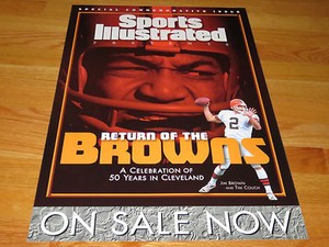 Return Of The Browns Jim Brown Tim Couch Promo Sports Illustrated