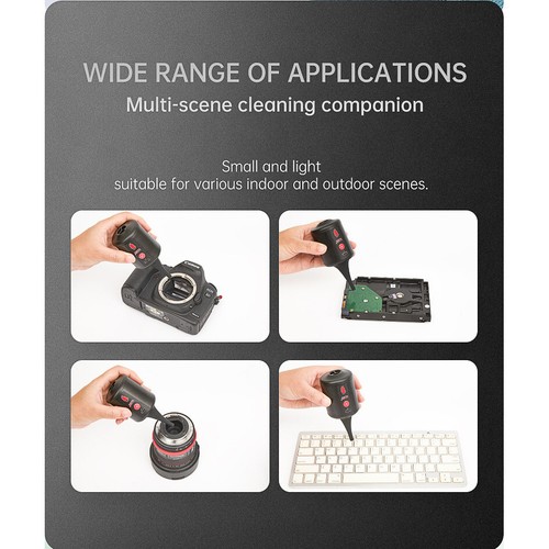 Plumero de aire eléctrico 2UL DA90 potente ventilador de potencia recargable - Imagen 7 de 7