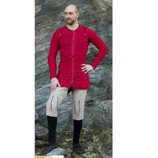 Medieval thick padded Gambeson coat Aketon armor jacket SCA LARP